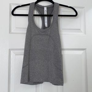 NWOT lululemon swiftly tech racerback tank top 2.0 *race length slate/white 4